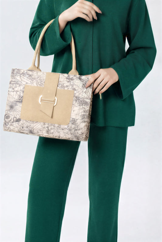 A.A Bags - Modera Beige-Navy 2