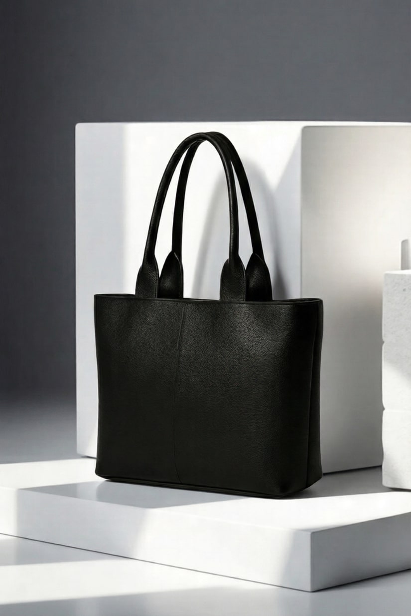 A.A Classic Black Tote