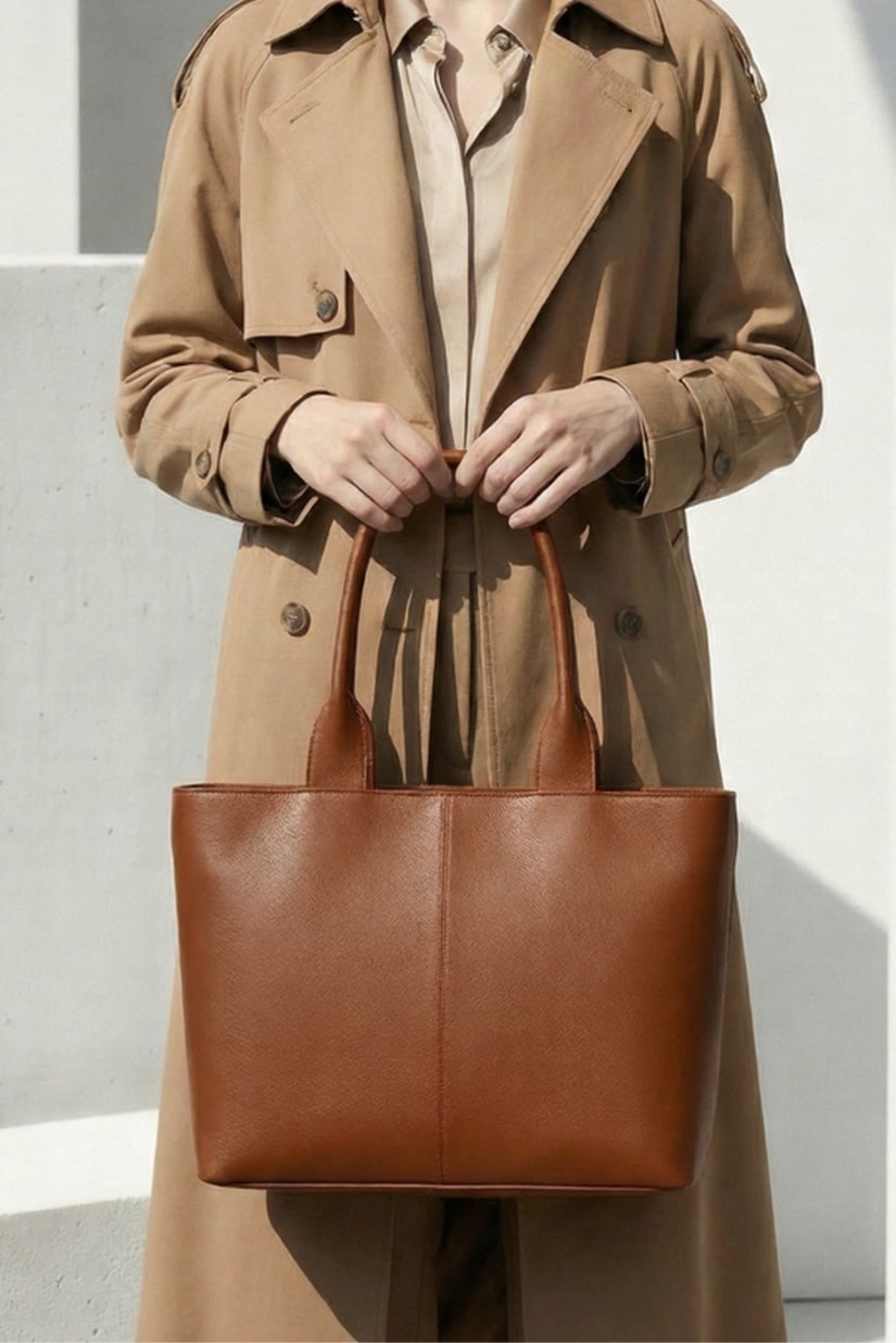  A.A Classic Brown Tote 2