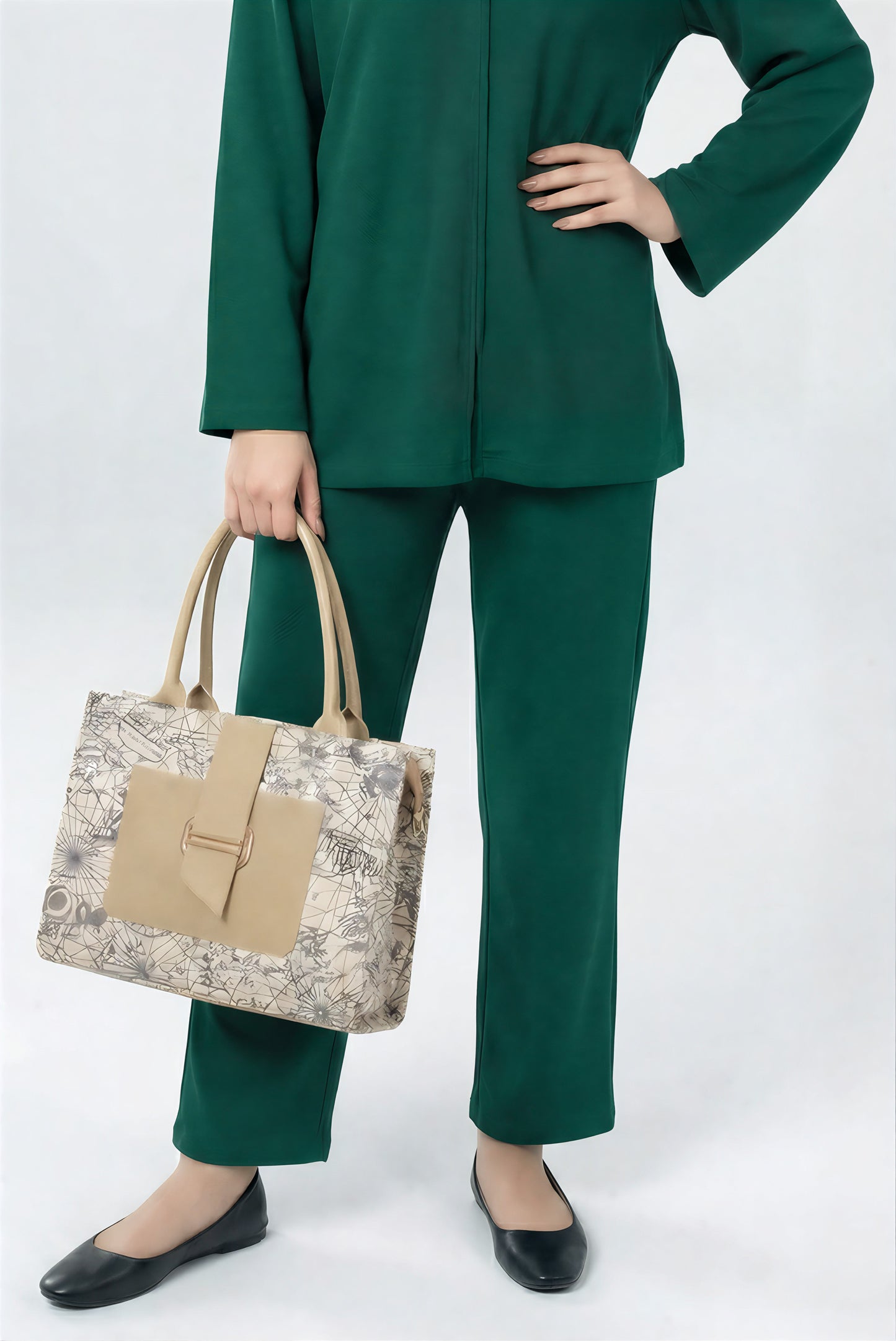 A.A Bags - Modera Beige-Navy