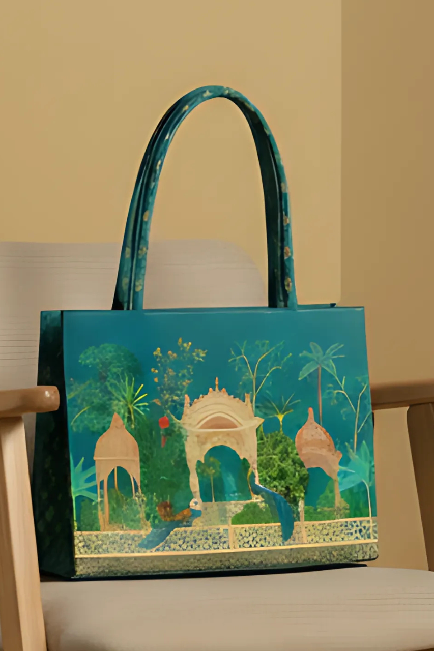 A.A bags - Scenic Palace Print Everyday Tote