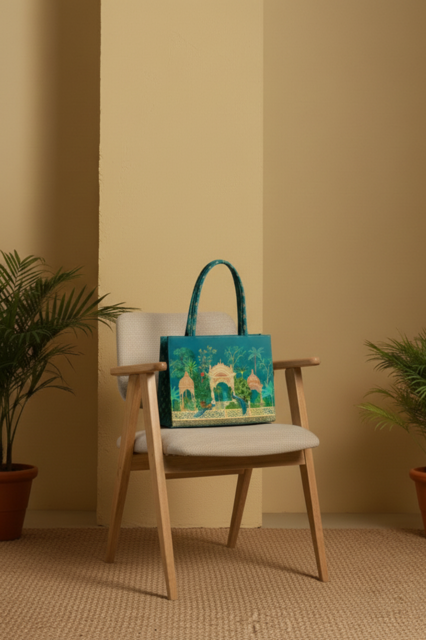 A.A bags - Scenic Palace Print Everyday Tote